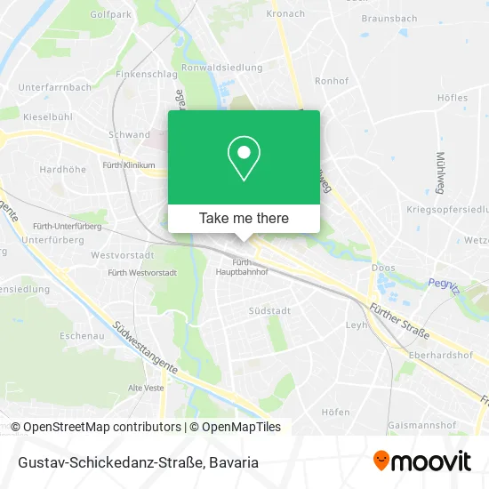 Карта Gustav-Schickedanz-Straße