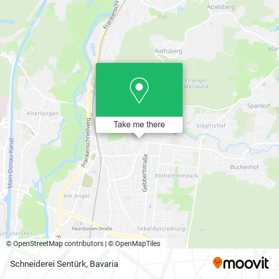 Карта Schneiderei Sentürk