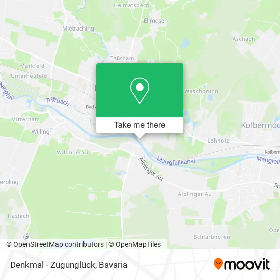 Карта Denkmal - Zugunglück