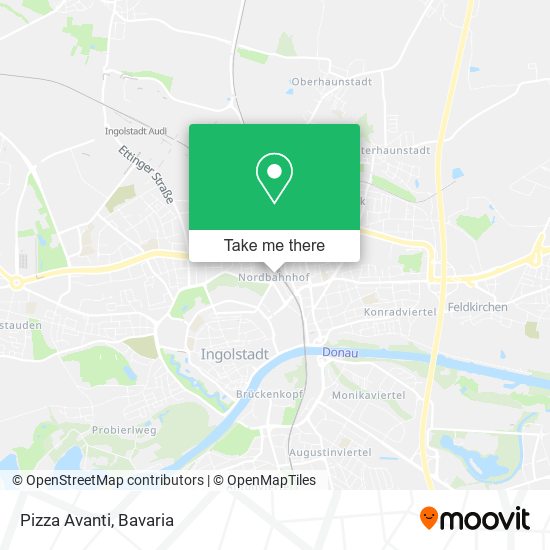 Pizza Avanti map