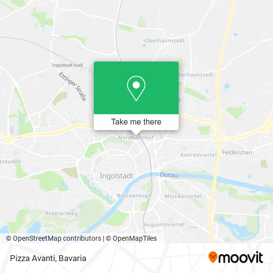 Карта Pizza Avanti