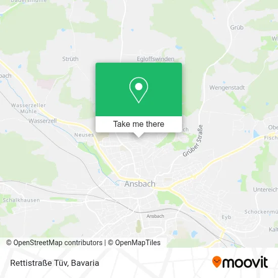 Rettistraße Tüv map