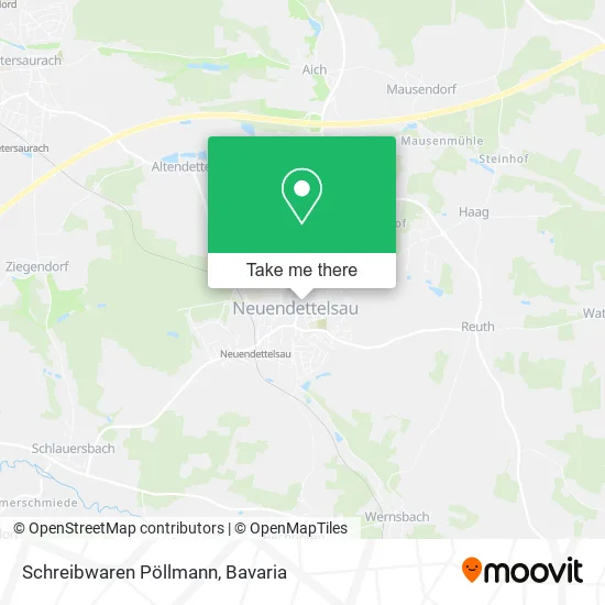 Карта Schreibwaren Pöllmann
