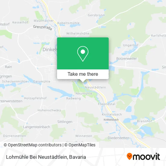 Карта Lohmühle Bei Neustädtlein