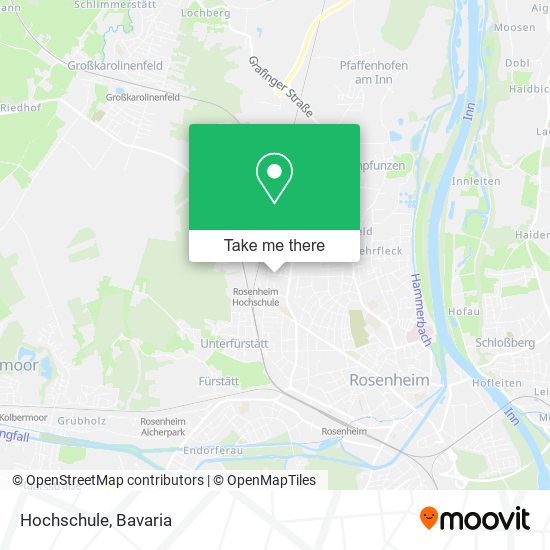 Hochschule map