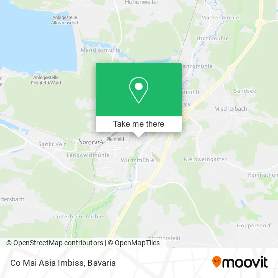 Карта Co Mai Asia Imbiss