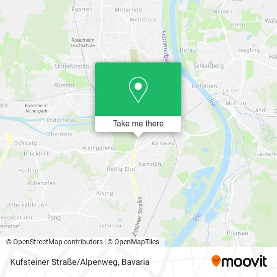 Карта Kufsteiner Straße/Alpenweg