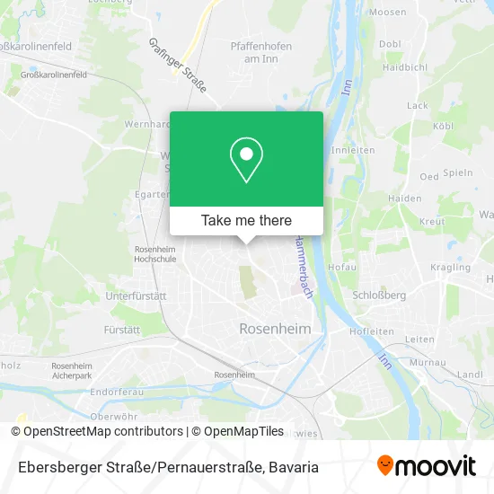 Карта Ebersberger Straße / Pernauerstraße