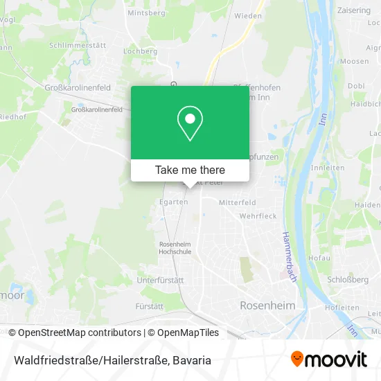 Waldfriedstraße/Hailerstraße map