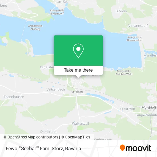 Карта Fewo ""Seebär"" Fam. Storz