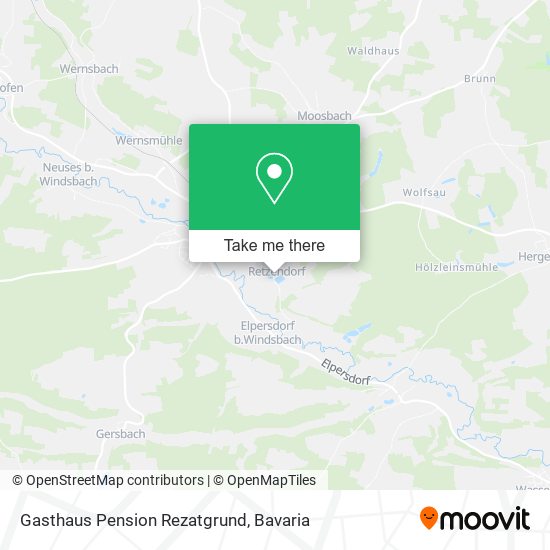 Gasthaus Pension Rezatgrund map