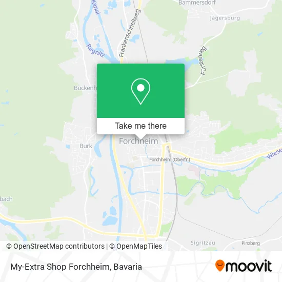 Карта My-Extra Shop Forchheim