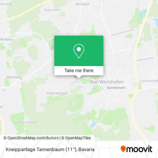Карта Kneippanlage Tannenbaum (11°)