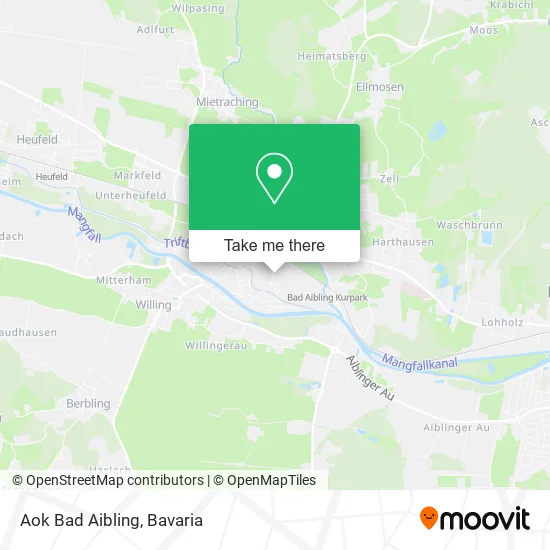 Карта Aok Bad Aibling