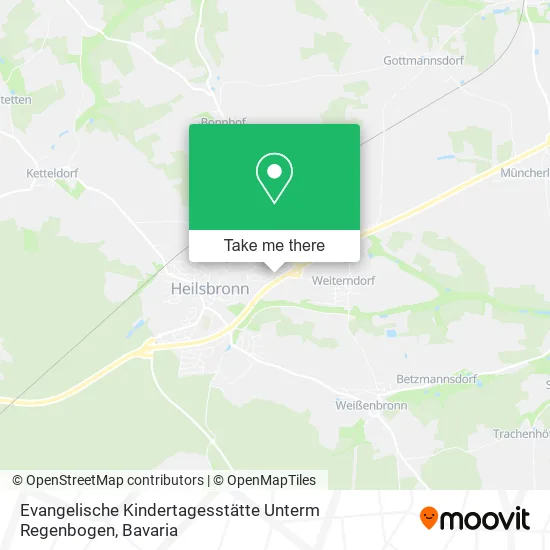 Карта Evangelische Kindertagesstätte Unterm Regenbogen