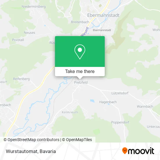 Карта Wurstautomat