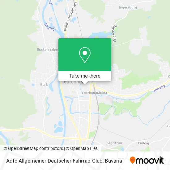 Карта Adfc Allgemeiner Deutscher Fahrrad-Club