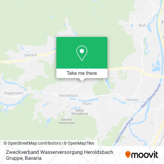 Zweckverband Wasserversorgung Heroldsbach Gruppe map