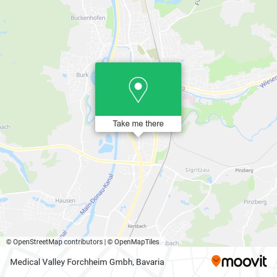 Карта Medical Valley Forchheim Gmbh