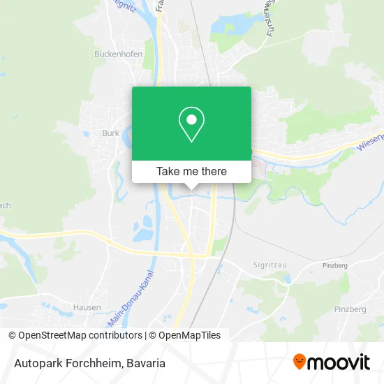 Карта Autopark Forchheim