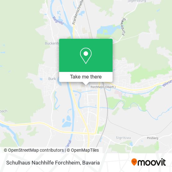 Schulhaus Nachhilfe Forchheim map