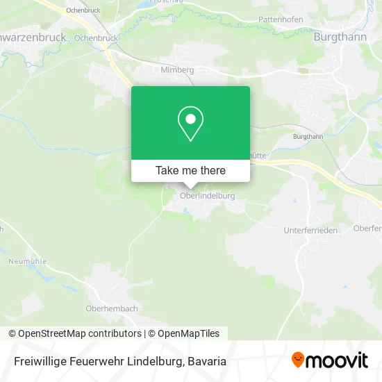 Карта Freiwillige Feuerwehr Lindelburg