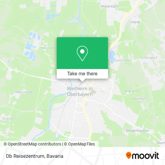 Карта Db Reisezentrum