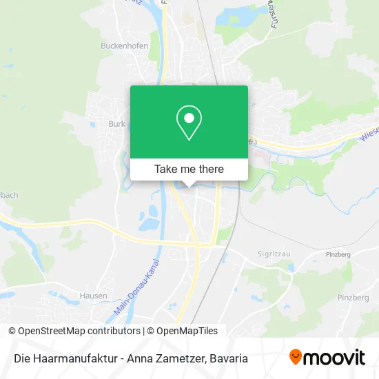 Карта Die Haarmanufaktur - Anna Zametzer