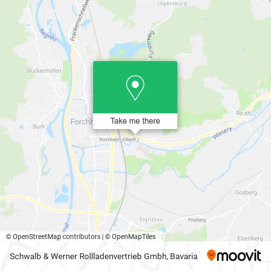 Карта Schwalb & Werner Rollladenvertrieb Gmbh