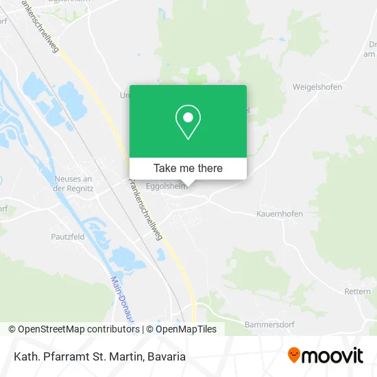 Карта Kath. Pfarramt St. Martin