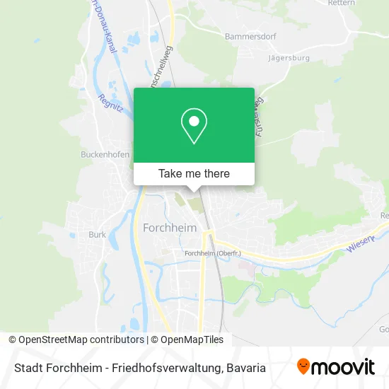 Карта Stadt Forchheim - Friedhofsverwaltung