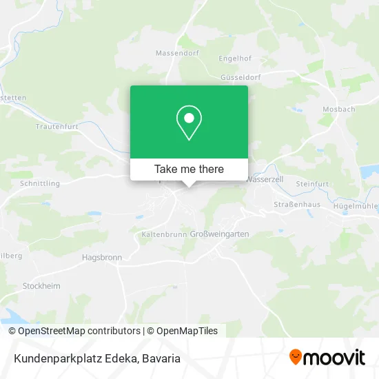 Карта Kundenparkplatz Edeka