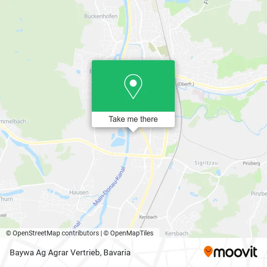 Карта Baywa Ag Agrar Vertrieb