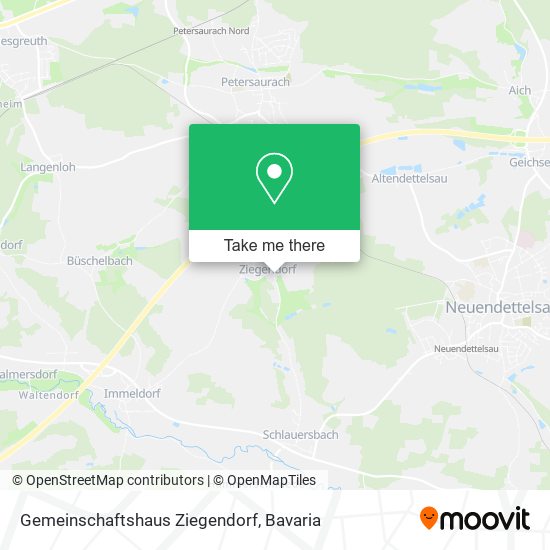 Gemeinschaftshaus Ziegendorf map