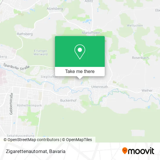 Карта Zigarettenautomat
