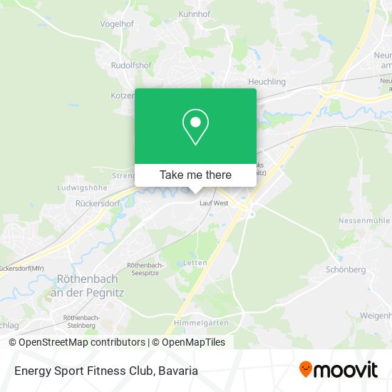 Energy Sport Fitness Club map