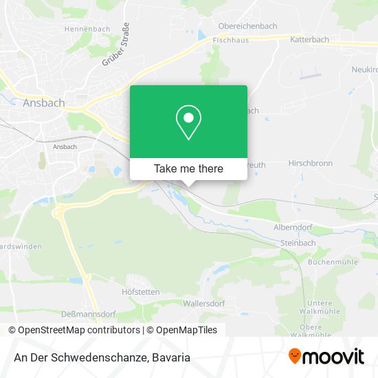 An Der Schwedenschanze map