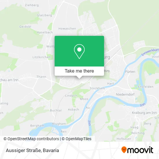 Карта Aussiger Straße