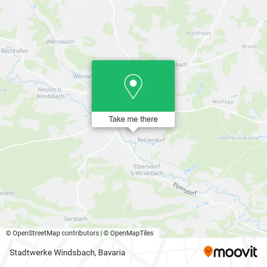 Карта Stadtwerke Windsbach