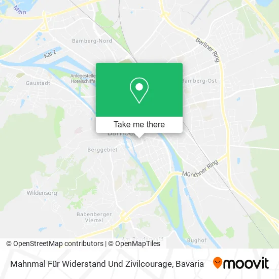 Карта Mahnmal Für Widerstand Und Zivilcourage