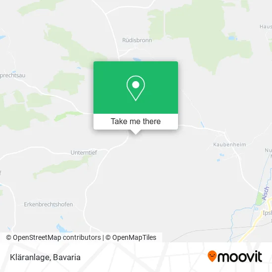 Карта Kläranlage