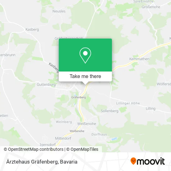 Карта Ärztehaus Gräfenberg