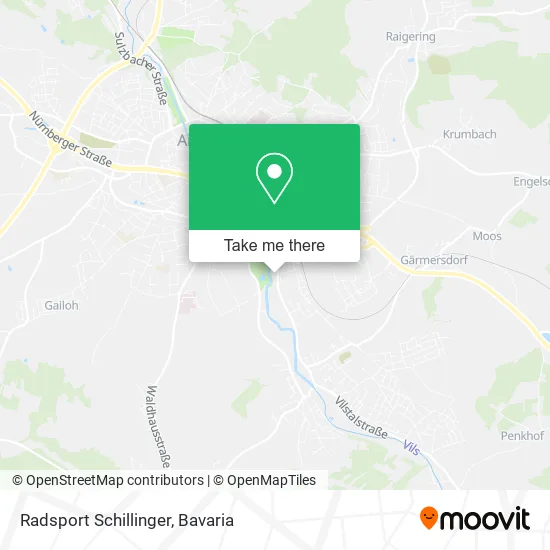 Карта Radsport Schillinger