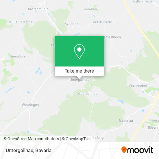 Карта Untergailnau