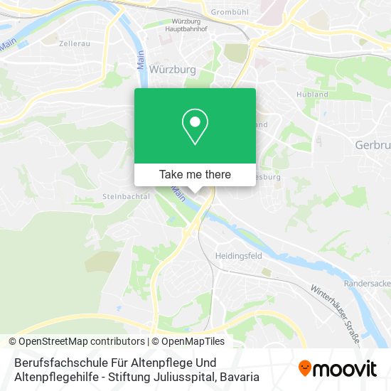 Berufsfachschule Für Altenpflege Und Altenpflegehilfe - Stiftung Juliusspital map
