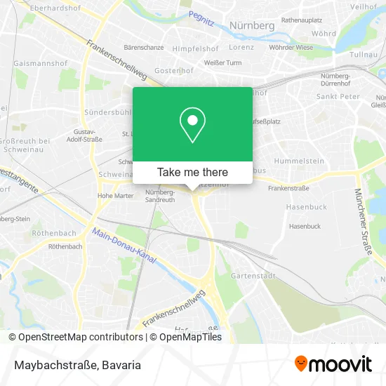 Карта Maybachstraße
