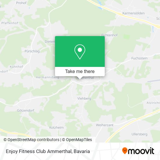 Enjoy Fitness Club Ammerthal map