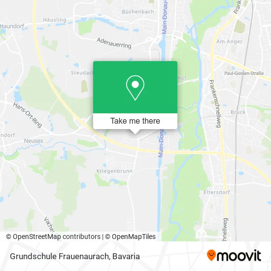 Карта Grundschule Frauenaurach