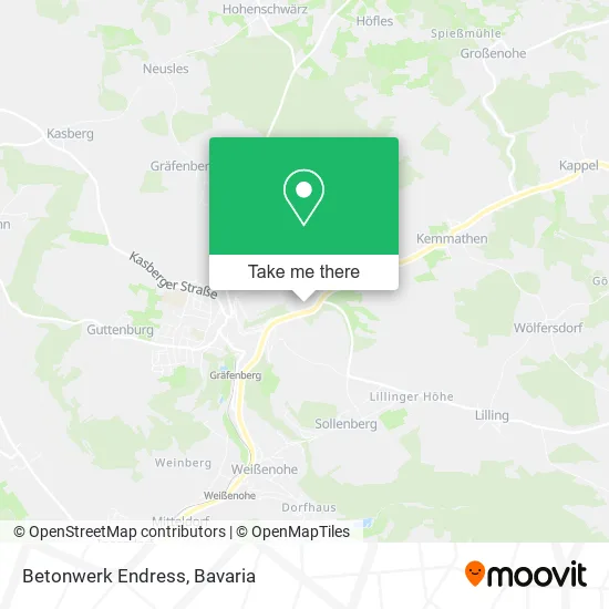 Карта Betonwerk Endress