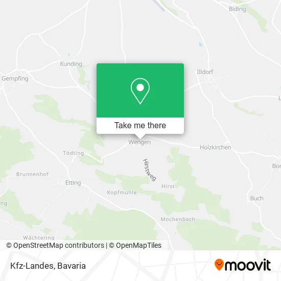 Карта Kfz-Landes